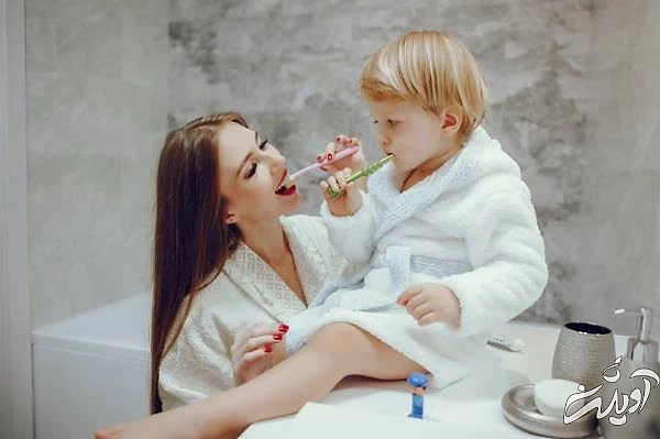 مسواک زدن کودکان